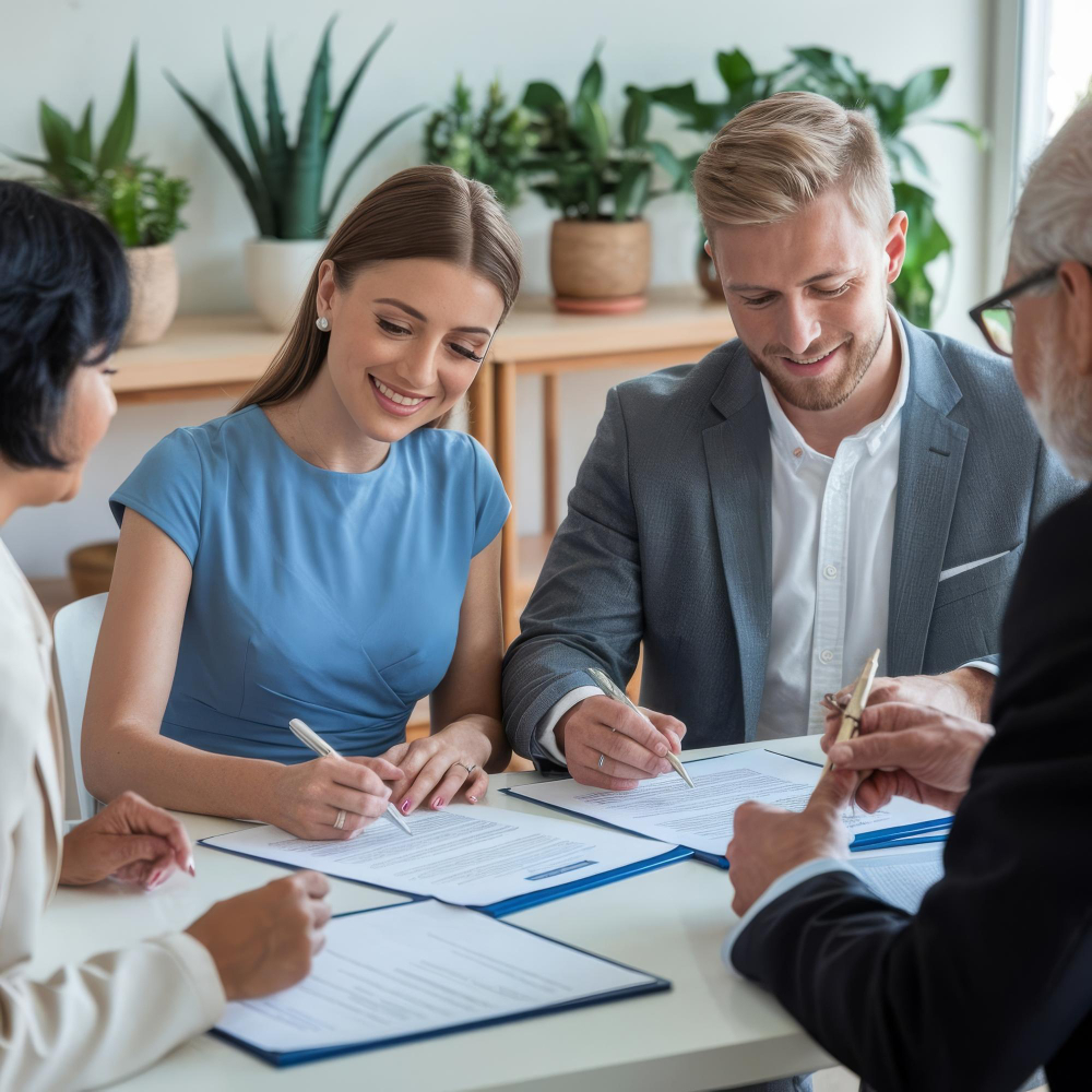 Accueil client dans une agence d’assurance